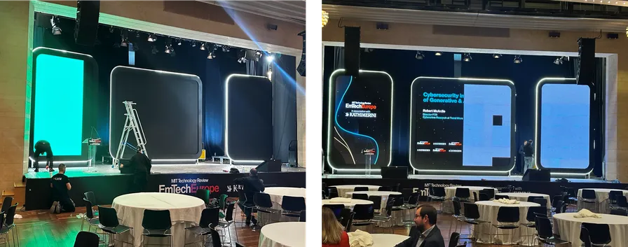 Πλαίσια Led Οθονών 'Halo Effect' - Stage Background