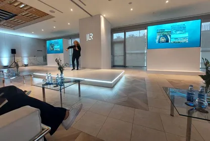 Image about stage construction της jlr @ costa navarino
